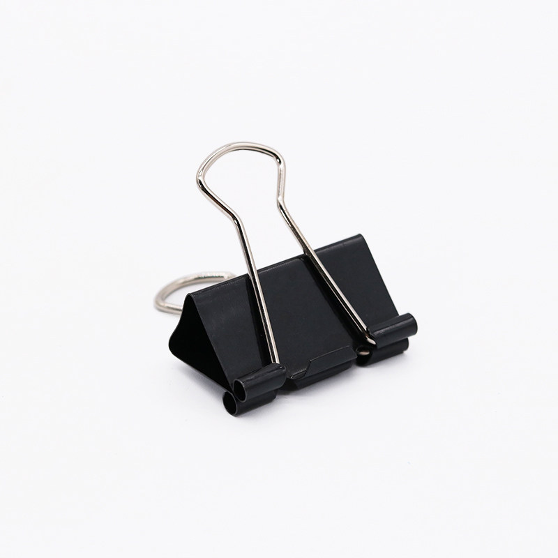 다이아몬드 블랙 롱 테일 클립 대형 페타 클립 15|19|25|32|41|51MM 소형 리버스 테일 클립 티켓 클립