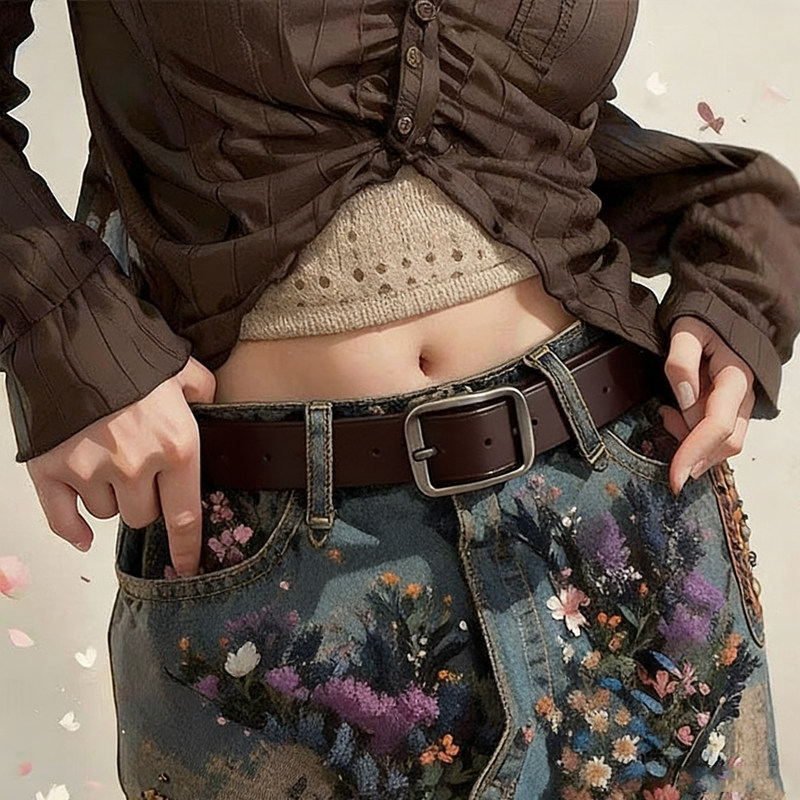 皮带男女针扣ins风潮流韩版时尚裤腰带学生裤带青年腰带男年轻人