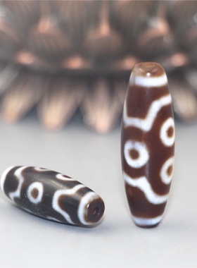 西藏玉髓玛瑙天珠吊坠手串项链