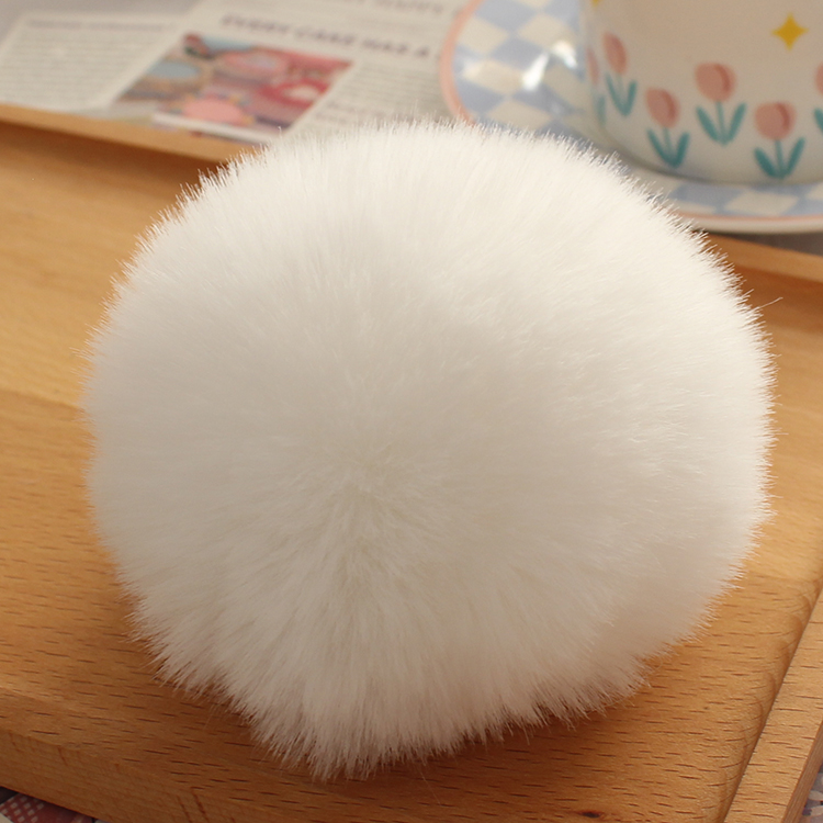 兔子尾巴别针道具毛球毛绒动物