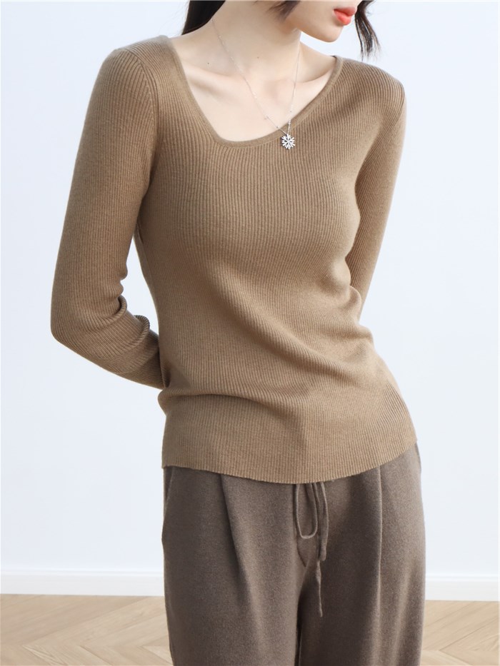 日系温柔风设计感小众内搭针织衫