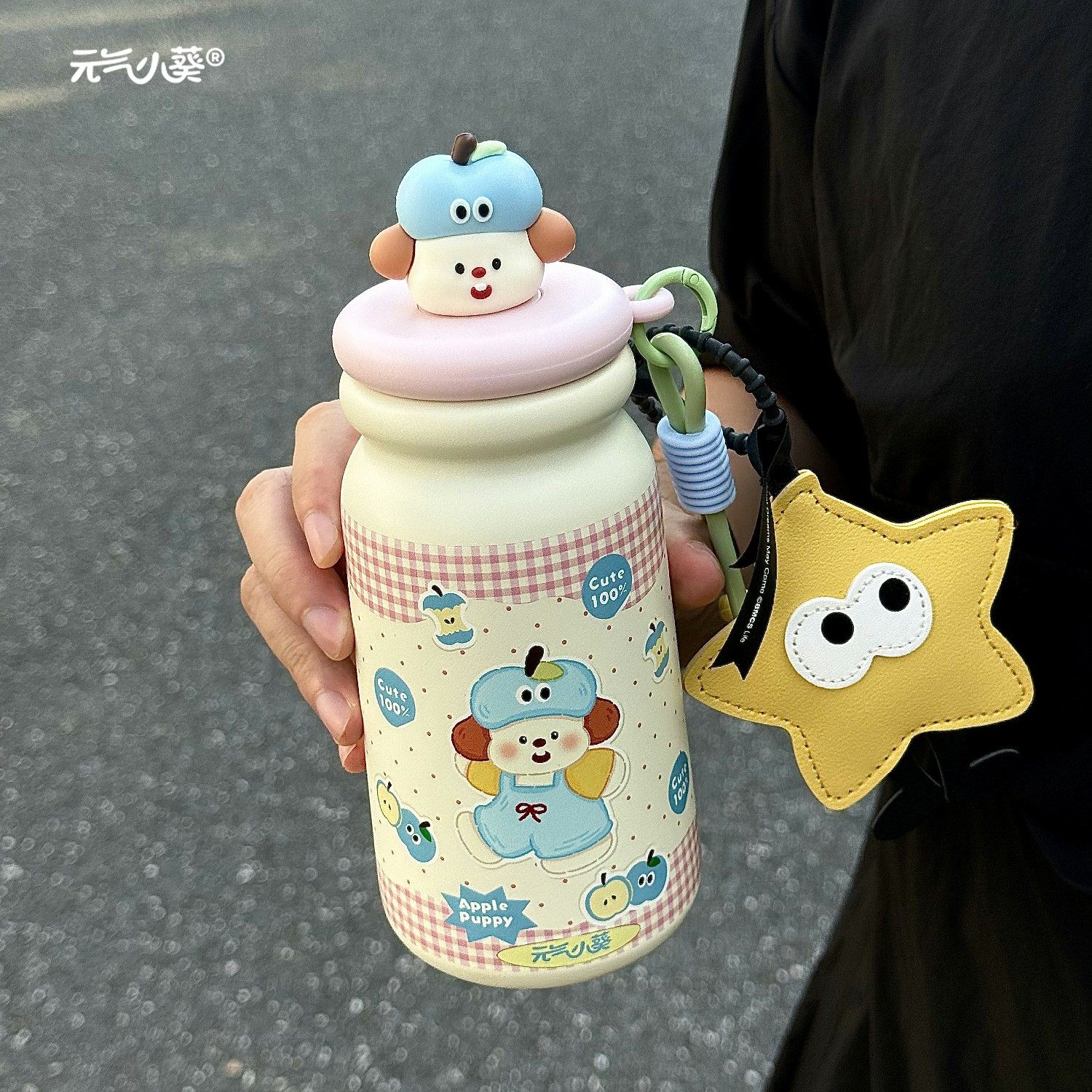 可爱大容量保温杯316不锈钢杯子