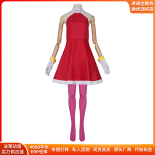 刺猬索尼克cos艾咪罗斯小淘气罗茜刺猬cosplay二次元舞台服