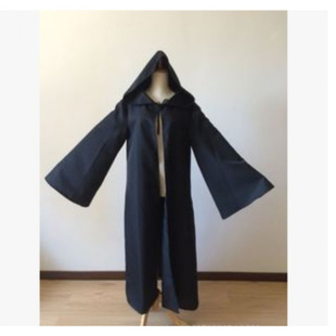 中世纪神职人员披风黑武士绝地武士披风 动漫cosplay演出表演服装