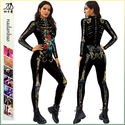 cosplay泳衣长袖紧身连体裤女