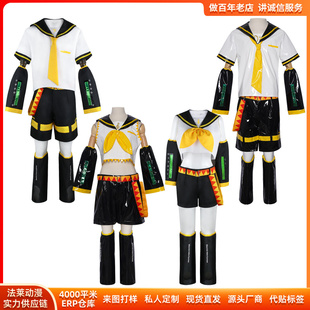 新款镜音连镜音铃镜音双子JK水手服男女款套装cosplay制服演出服