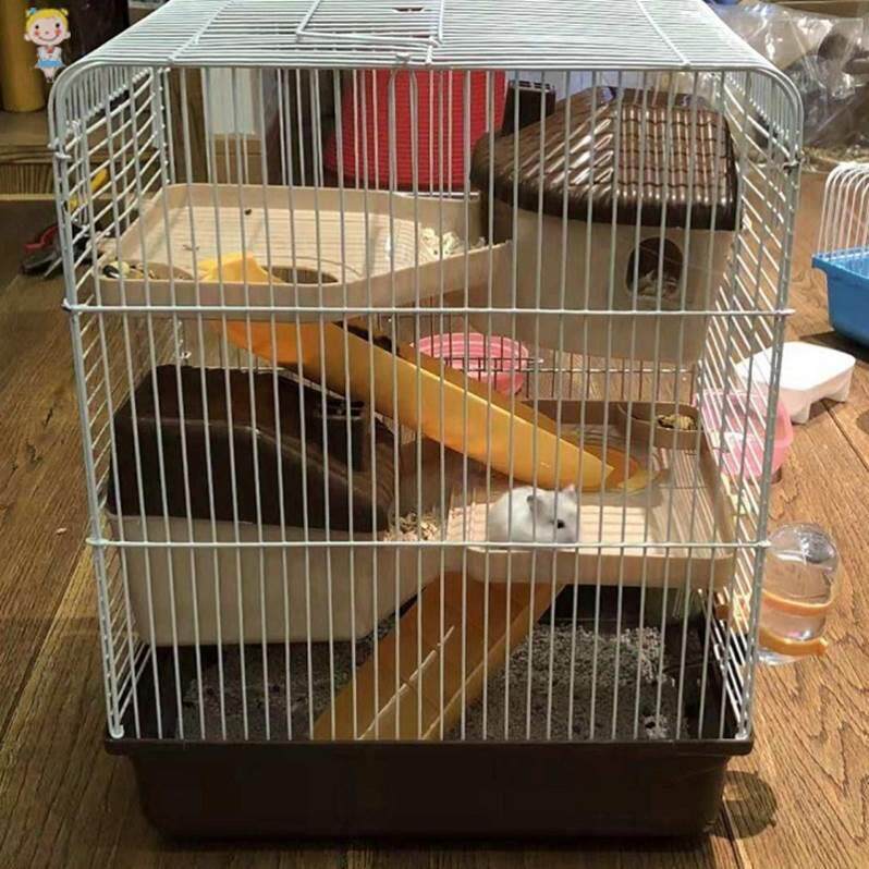 仓鼠笼子套餐金丝熊松鼠超大豪华两层三层工厂别墅房小宠房屋用品