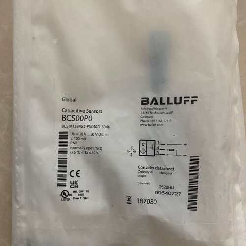 议价【】巴鲁夫BALLUFF电容式传感器 BCS00P0可维修