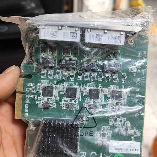 议价研华PCE-GIGE4 4口千兆网卡，PCIe x4接口，几可维修