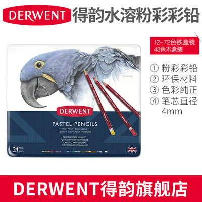 英国derwent得韵Pastel粉彩铅