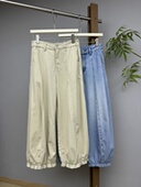 百搭哈伦裤 宽松气球裤 女春季 新款 潮 名品港裤 高腰阔腿裤 脚花苞裤