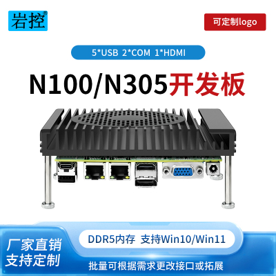 岩控工控机双串口mini主机