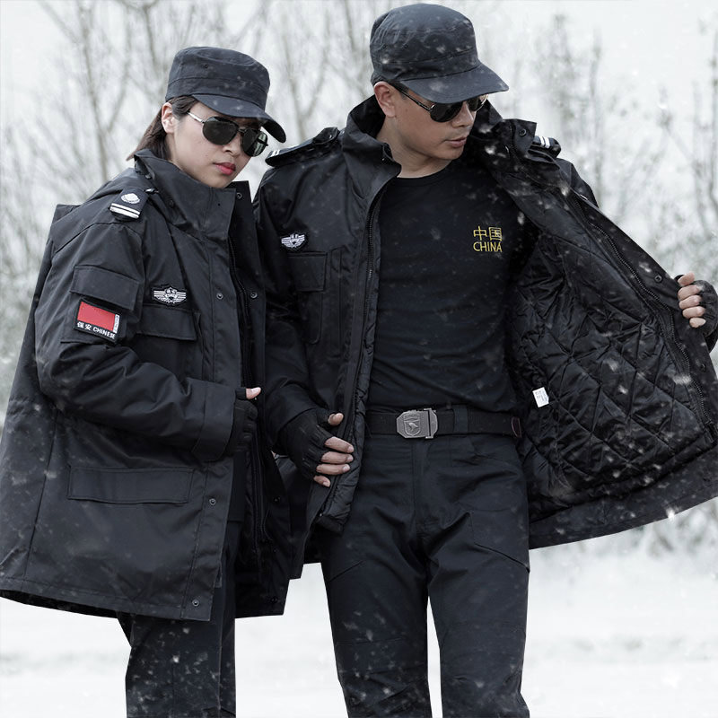 保安工作服防寒大码加厚棉袄