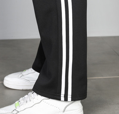 藏青色裤子白杠高中生两道校服