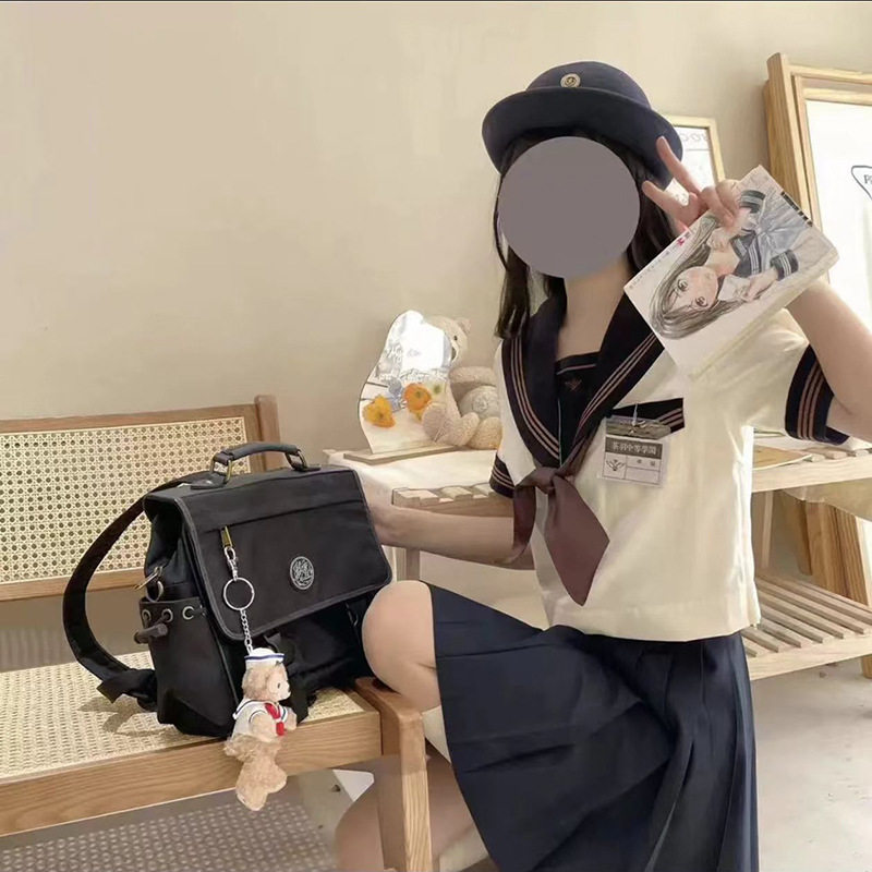 茶羽中日系茶三本基础款JK制服校服水手服学院风套装女夏服