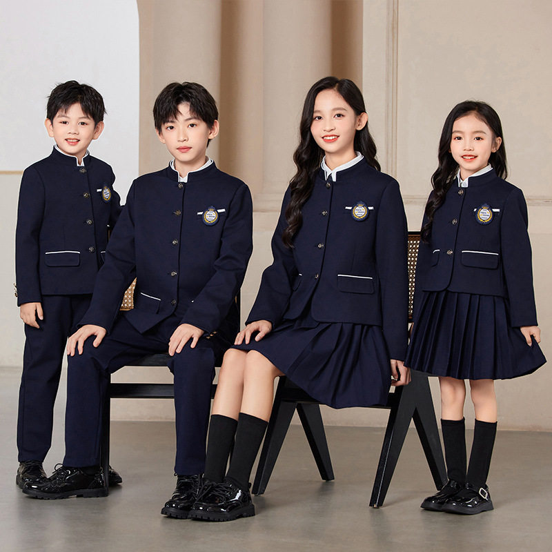 英伦风幼儿园园服春秋装校服套装小学生校服春秋套装儿童班服