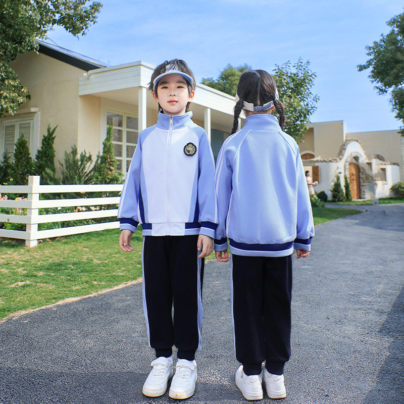 新品小学生校服春秋装学院风儿童套装老师春装幼儿园园服运动班服