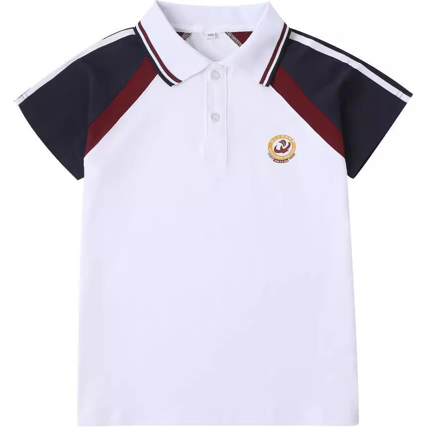 sitad小学生校服短袖英伦风清江外国语学校 现货徽章校服徽章胸标