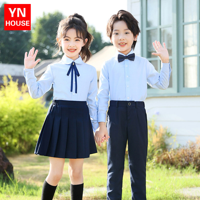小学生表演演出服套装幼儿园园服男女童学院风校服中大童班服