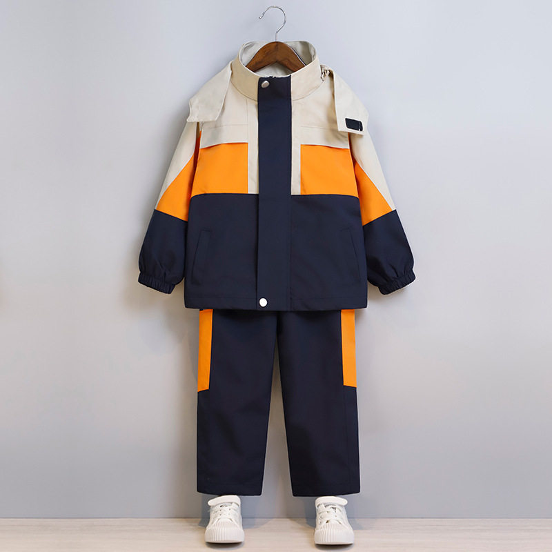 儿童冲锋衣三件套小学生一年级冬季校服防风保暖内胆幼儿园园服