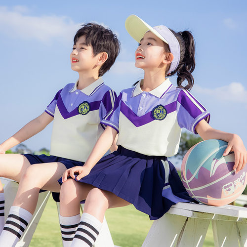 校服小学生套装幼儿园园服春秋装班服户外三件套一年级儿童学院风