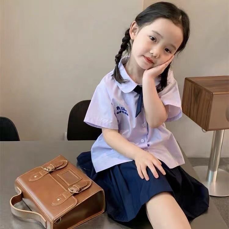 儿童泰国校服泰式男女学院风童装衬衫幼儿园jk制服小学生毕业班服