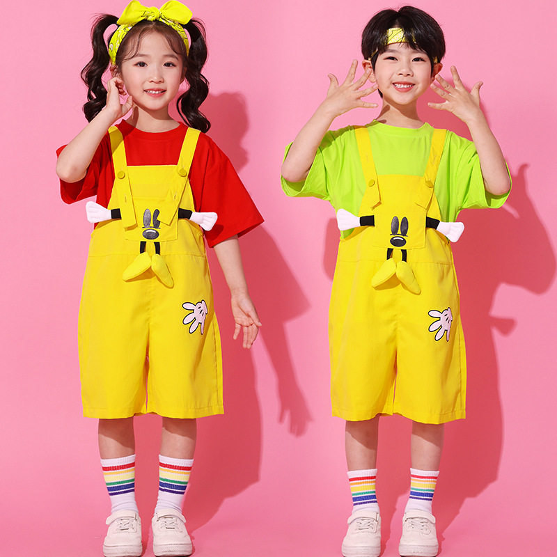 六一儿童节表演服装幼儿园舞蹈米奇衣服小学生运动会啦啦队演出服