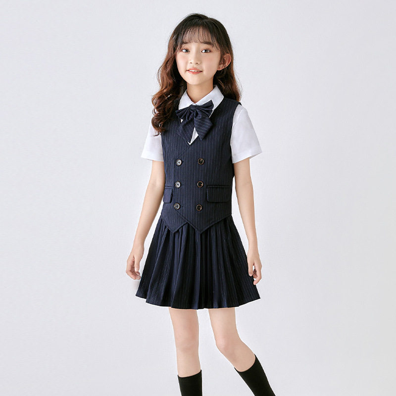 夏季幼儿园园服套装小学生校服衬衫套装儿童表演服毕业服合唱班服