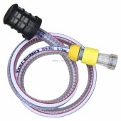 高压洗车水枪吸水软管洗车机钢丝进水管家用清洗机进水口配件套装