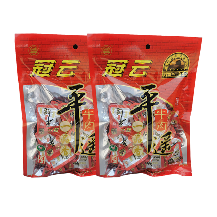 冠云平遥牛肉山西特产一口香小包装258g牛肉干零食真空熟食包邮