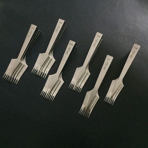 Jayme工匠六棱斩法斩六菱斩 手工皮具DIY打孔工具 斩齿精细抛光