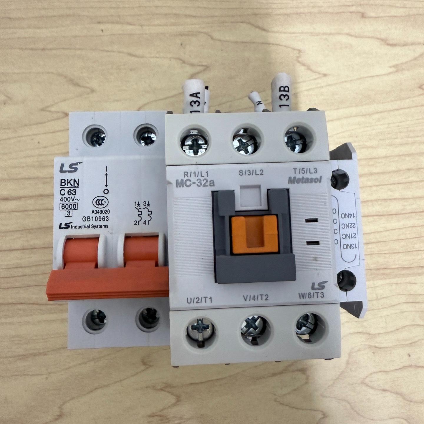 LS产电MC-32a电磁接触器1个 BKN C631个