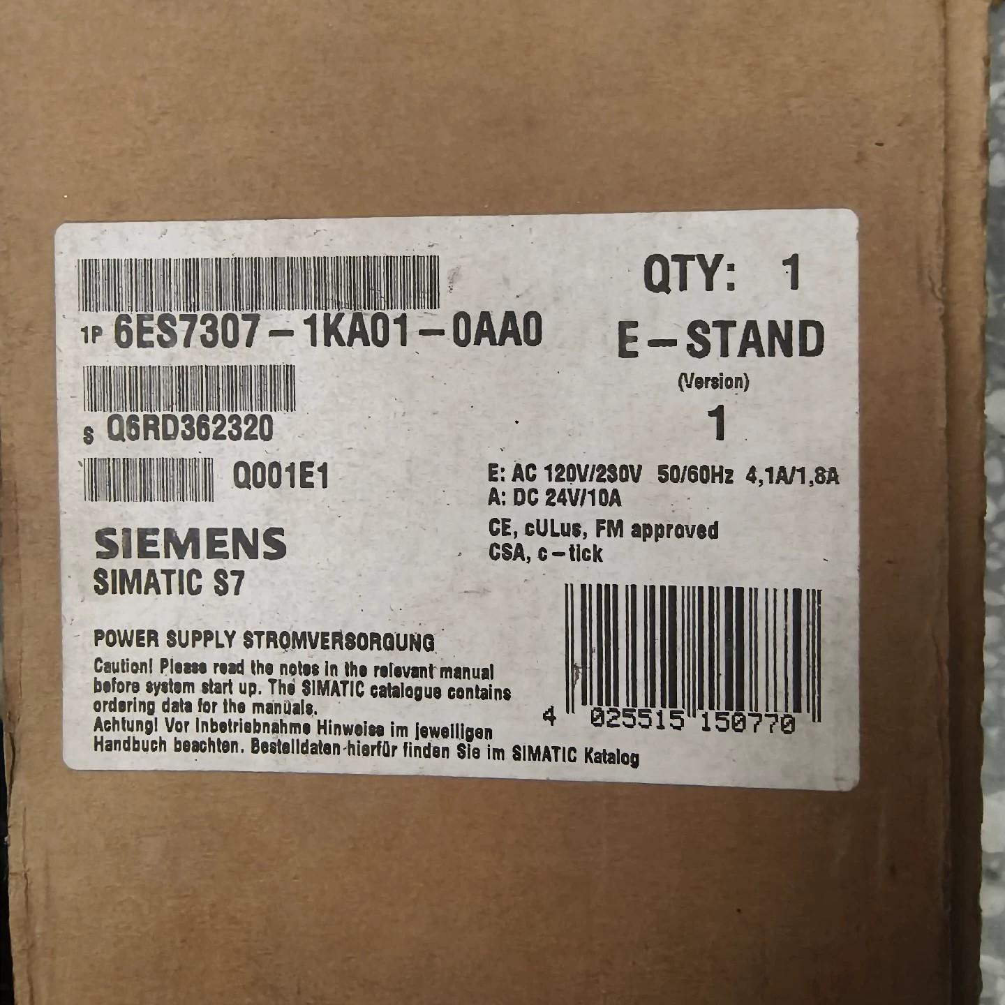 全新西门子PLC电源模块6ES7307-1BA01-0AA0