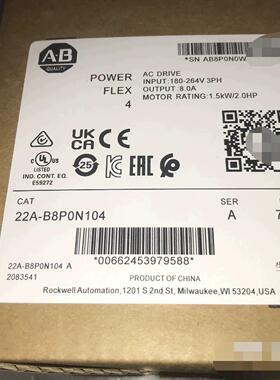 22A-B8P0N104变频器现货  现货余一