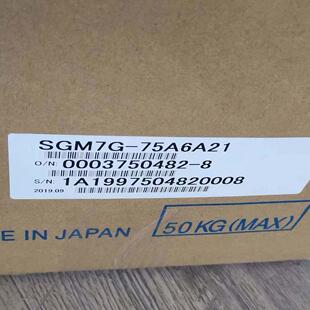 75A6A21安川伺服电机 SGM7G