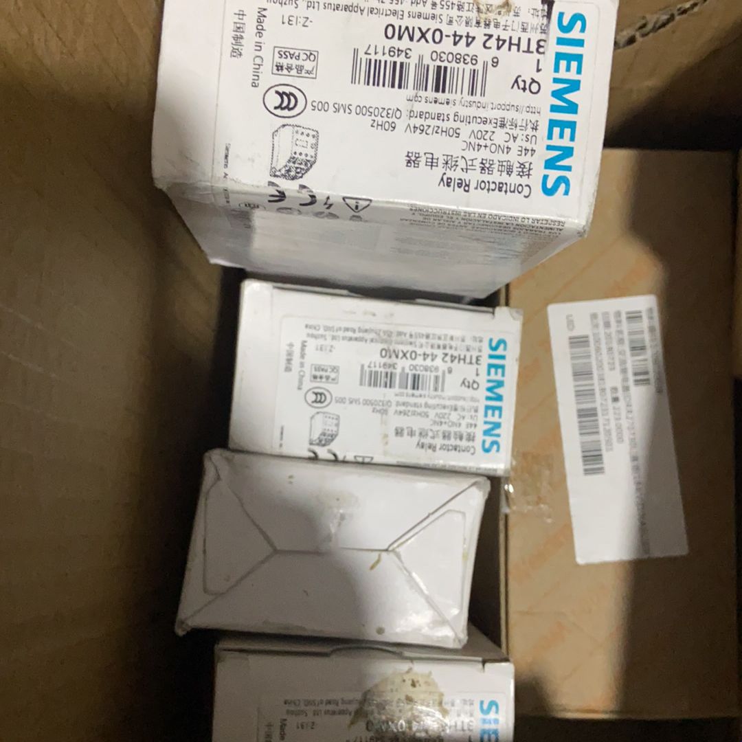 全新 西门子接触器式继电器3TH4244-0XM0 3个 单