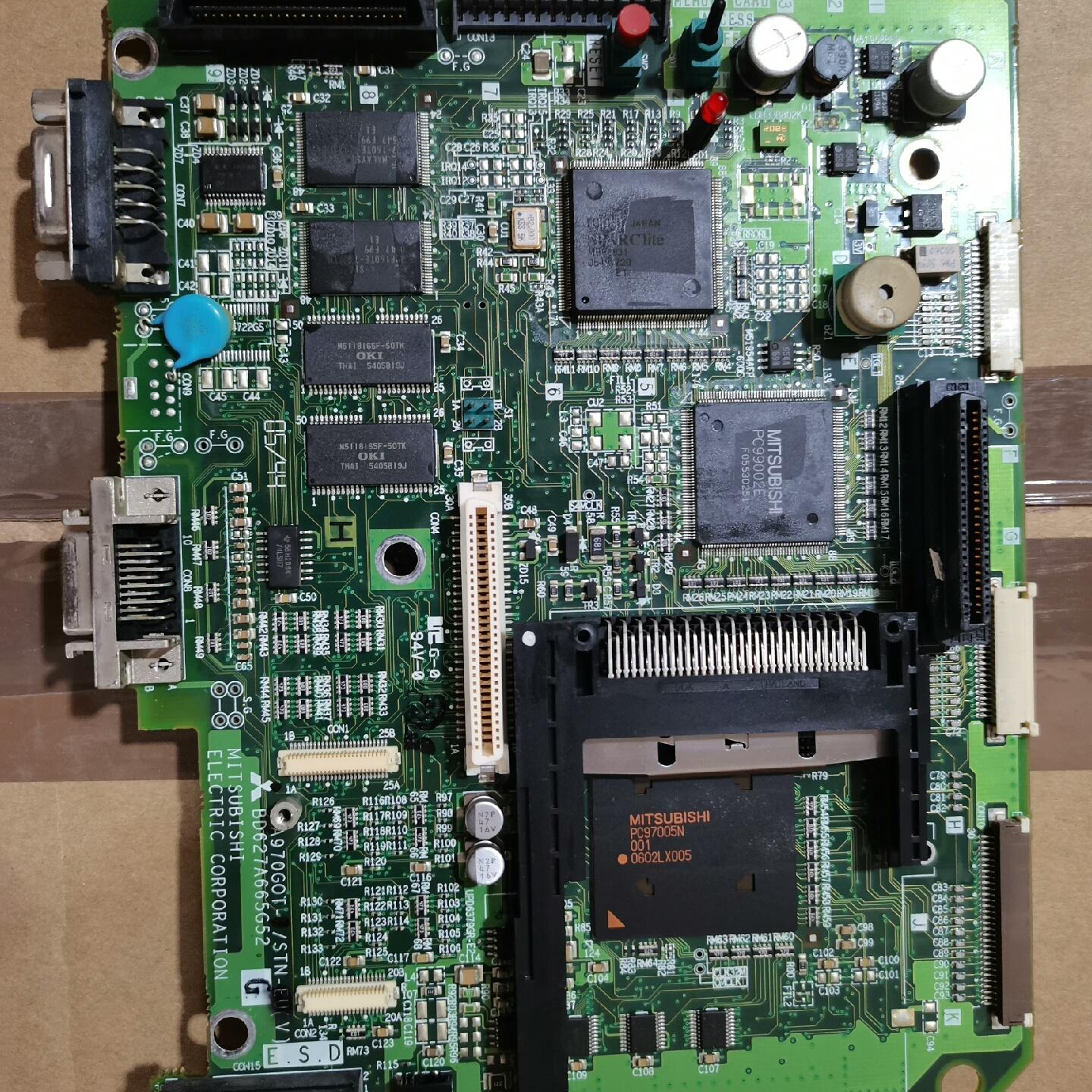 原装拆机三菱A970GOT-SBA触摸屏主板 实物图片