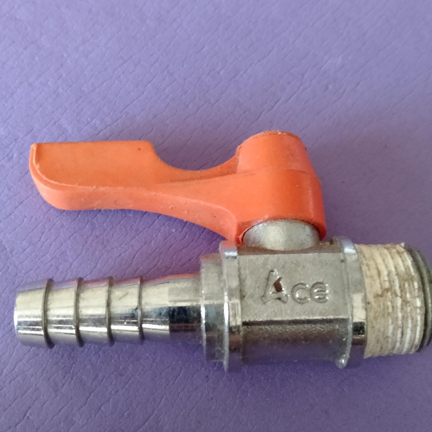 日本Ace 白钢球阀 拆机品 密封性好 调节轻松灵活 成色较