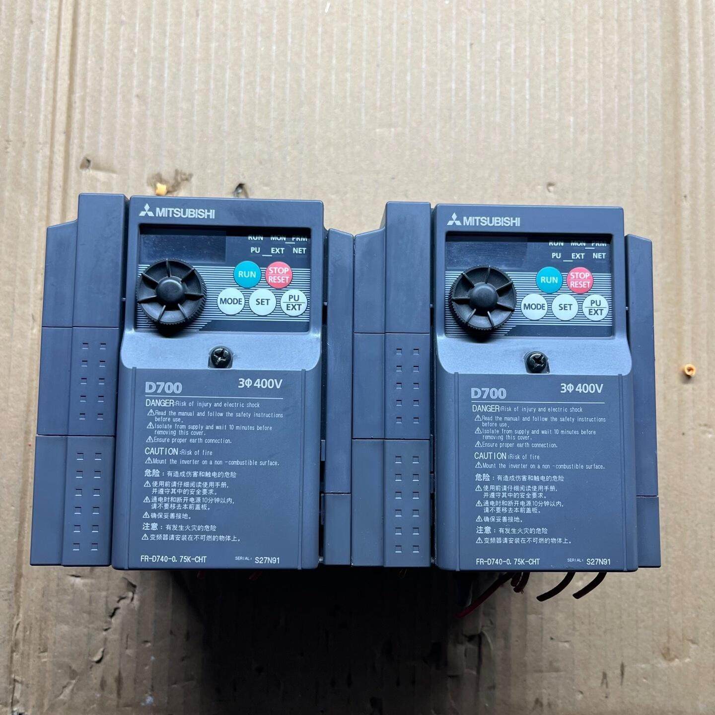 拆机变频器FR-D740-0.75K-CHT 成