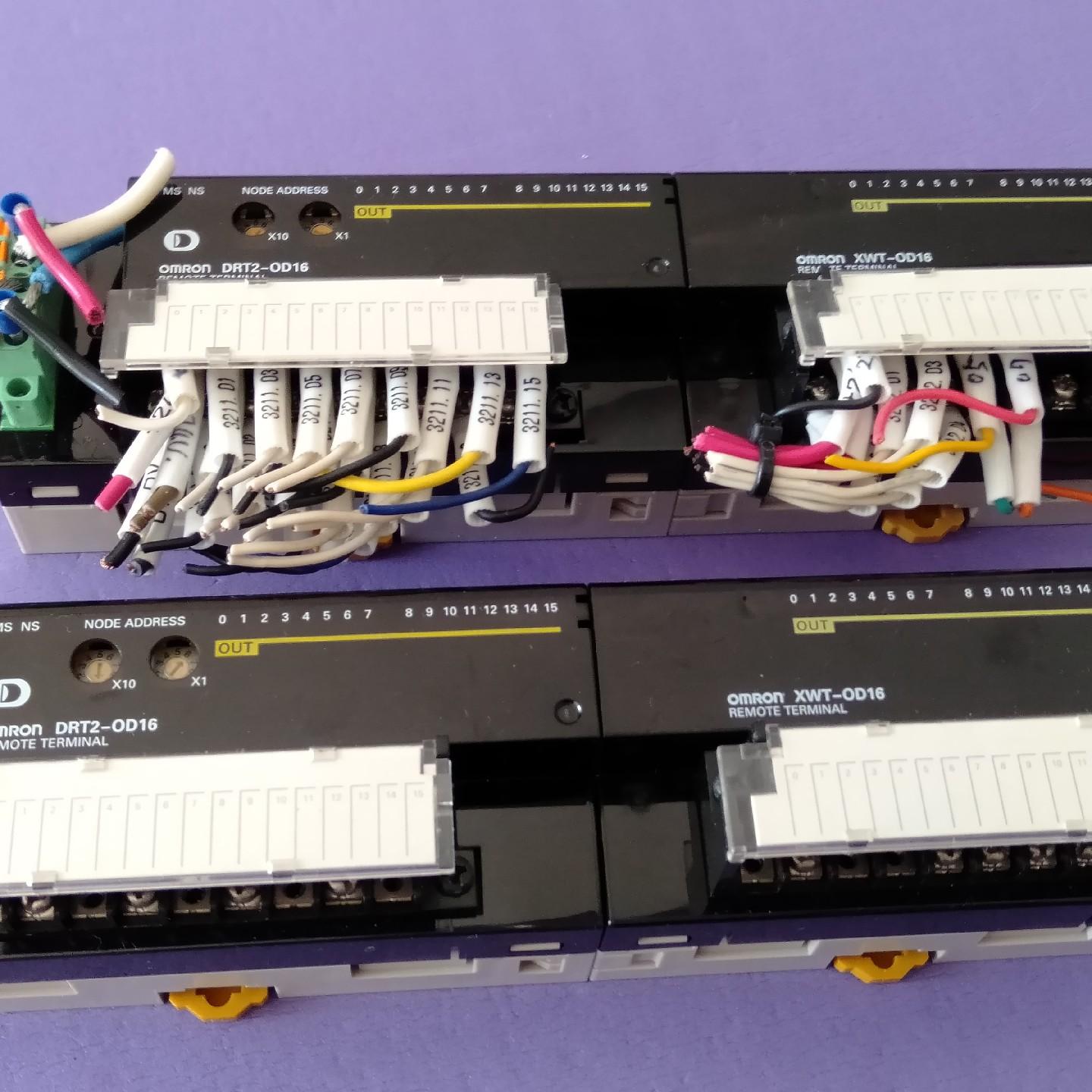 OMRON原装PLC远程模块DRT2-OD16+XWT-OD
