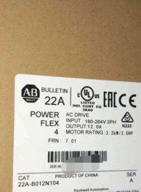 #PLC 22A-B012N104罗克韦尔行货现货直
