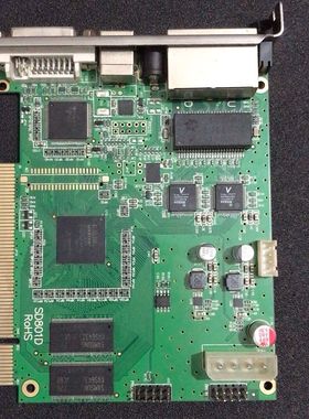 Led灵星雨TS801D发送卡刚拆下成色新爽快