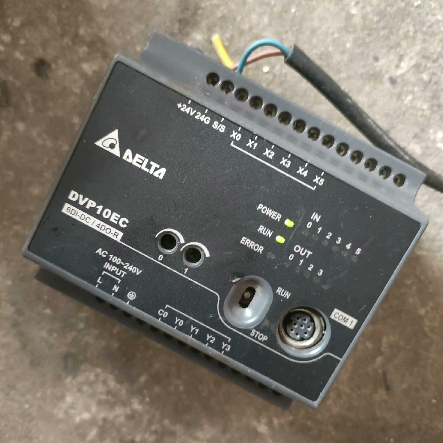 拆机台达PLC   DVP10EC00R3  功能包好 成色