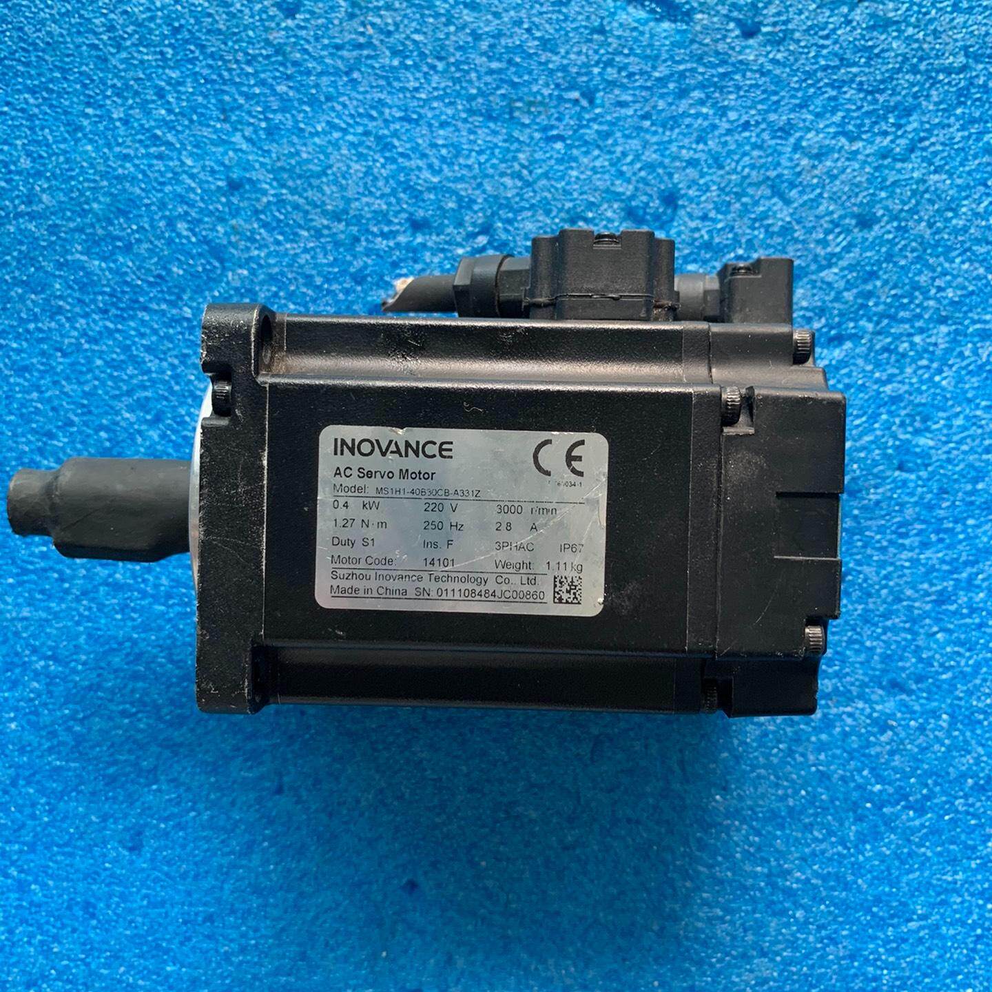 汇川伺服电机MS1H1-40B30CB-A331Z剪线拆