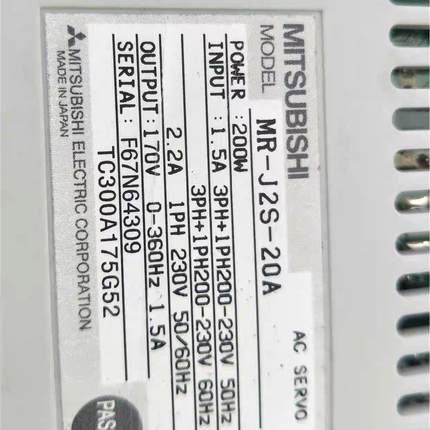 驱动MR-J2S-10A1/10B1/20A1/20B1