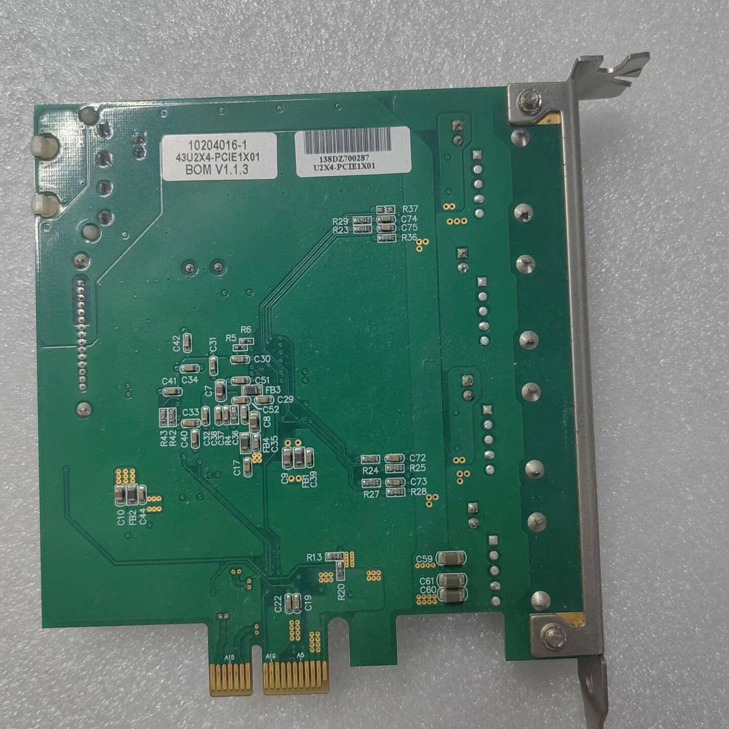 小卡板U2X4-PCIE1X01 10204016-1 43