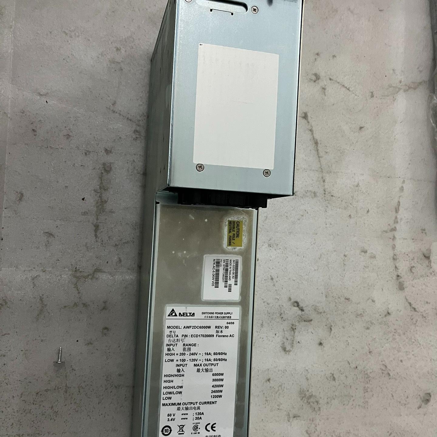 原装拆封思科 N7K-DC-6.0KW 直流电源适用于思科N