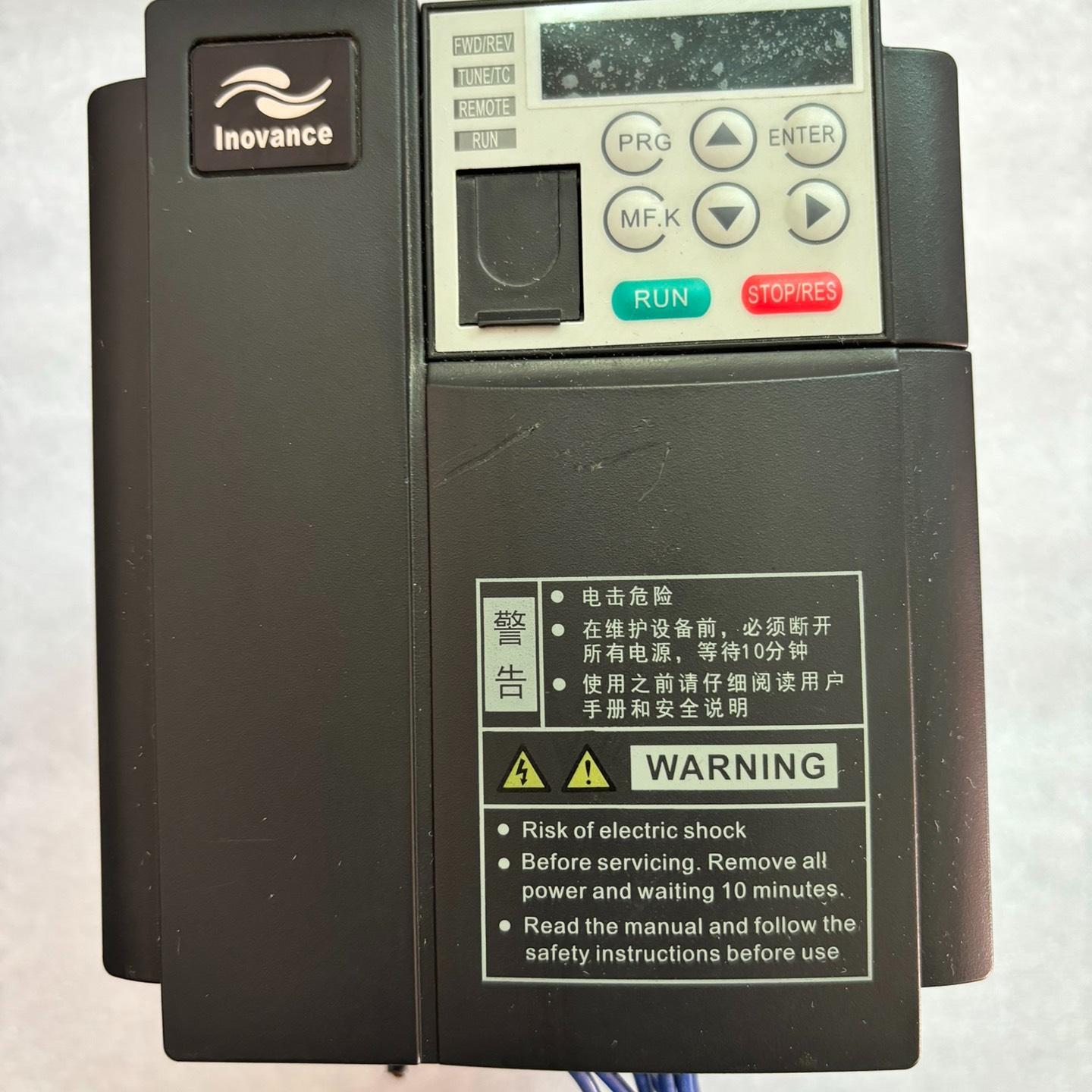 汇川变频器MD310T1.5B拆机现货