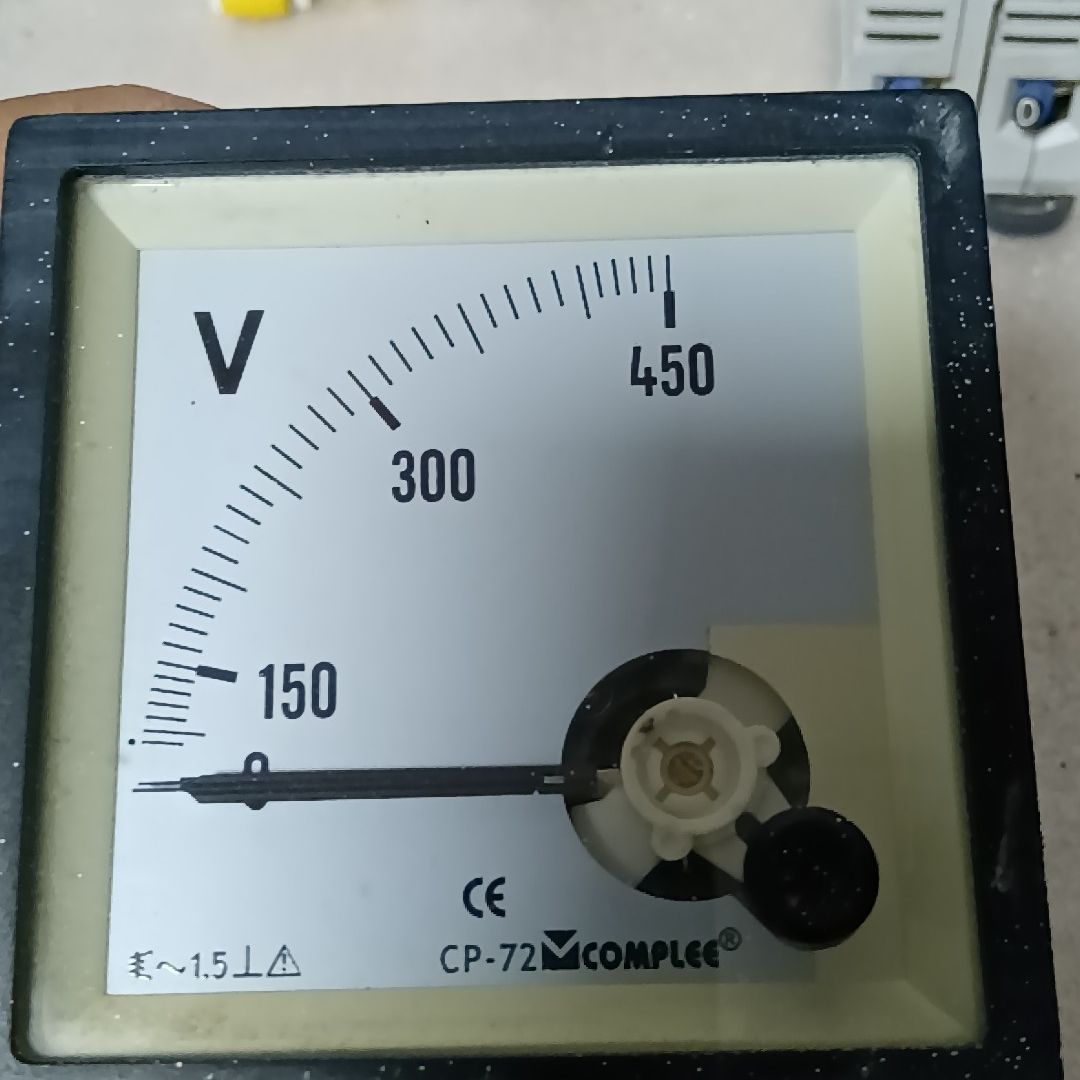 康比利CP-72指针式电压表 量程0-450V 7.2*7.