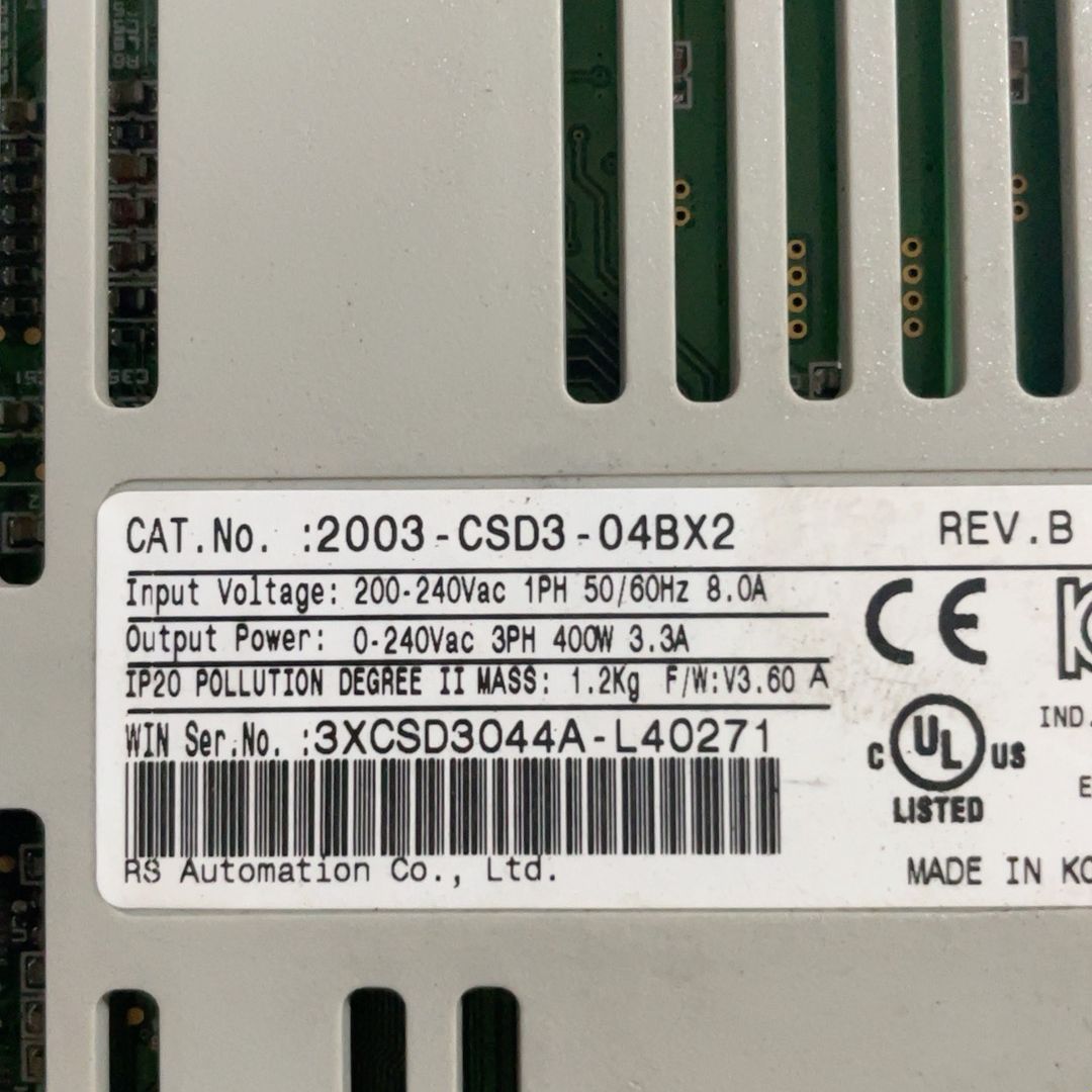 AB伺服400w套装驱动器2003-CSD3-04BX2